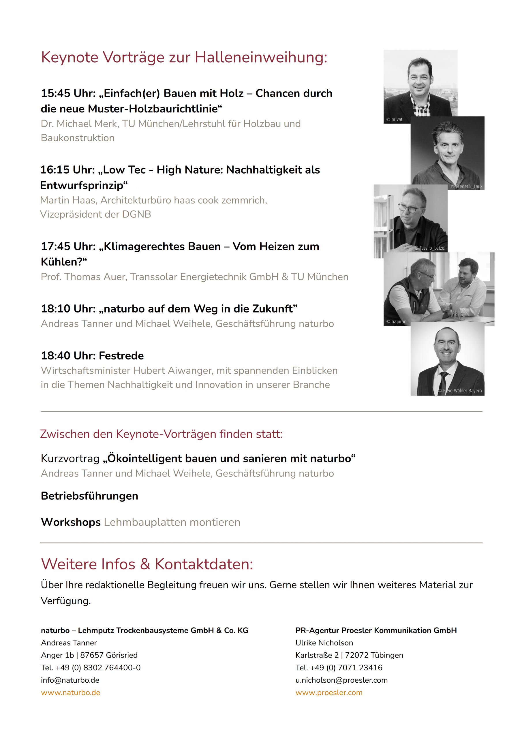 Fachveranstaltungen und Tagungen (2)